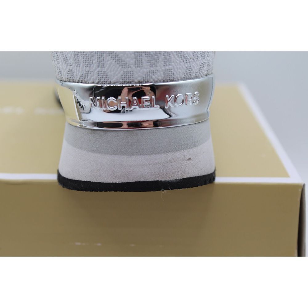 Michael Kors Maddy Two-Tone Logo Trainer - Picture 9 of 12